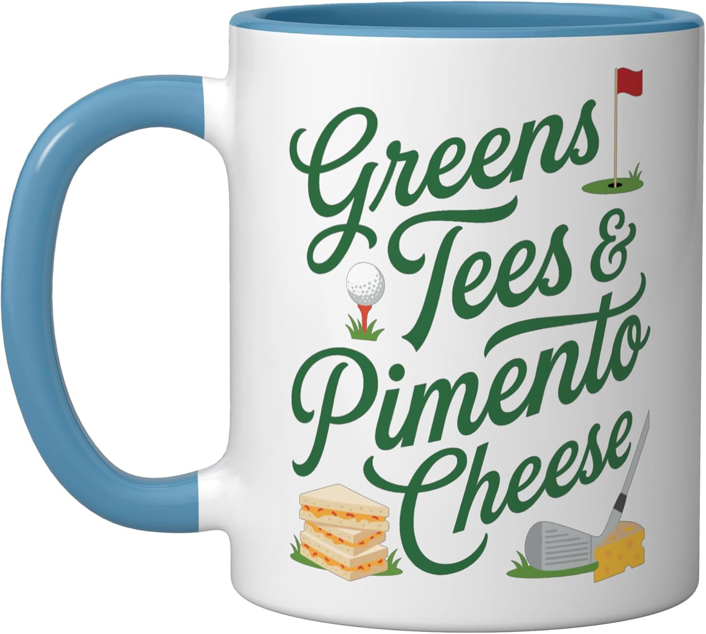 Taza Cerámica con Tapa Azul/Blanco