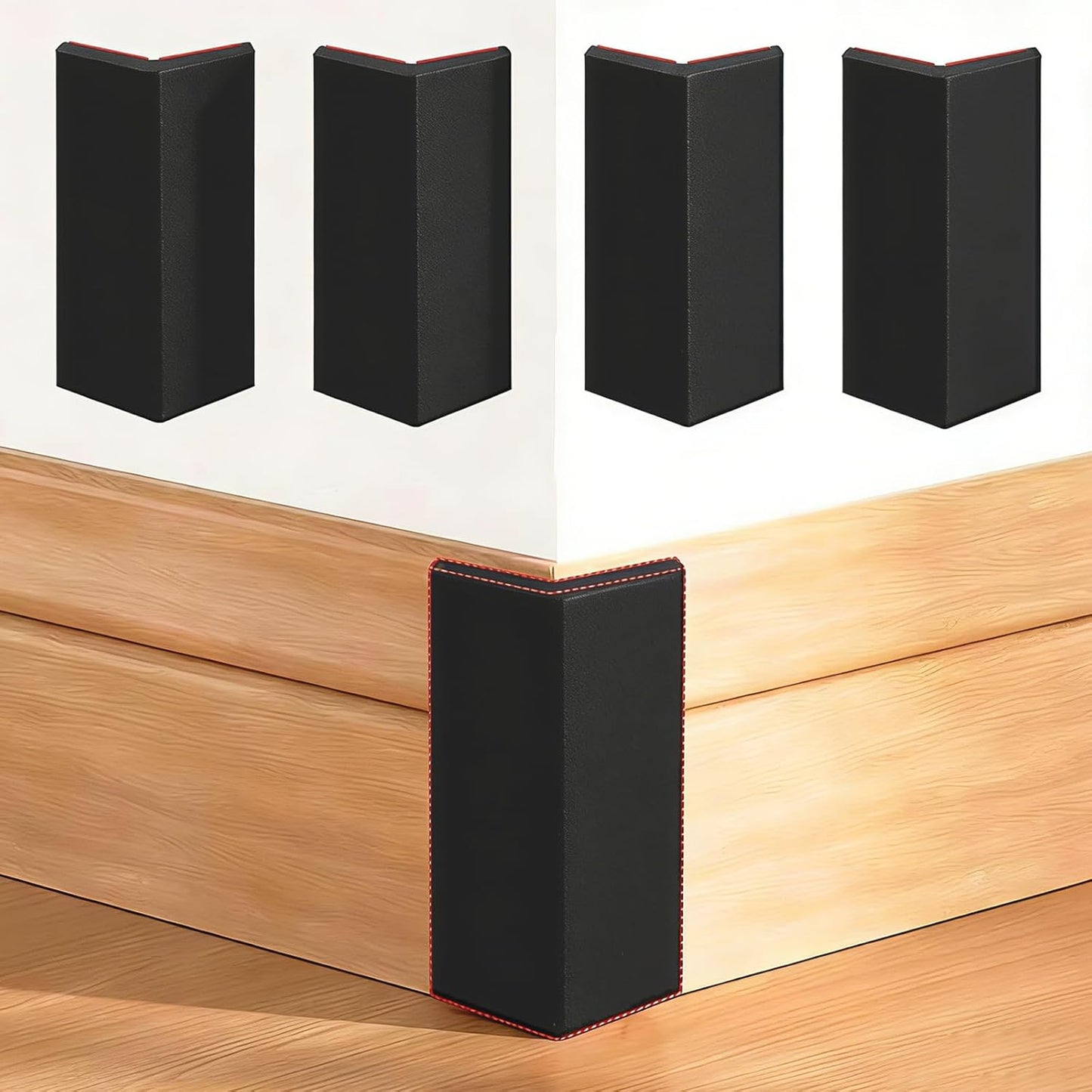 Protectores esquinas pared autoadhesivos 4uds