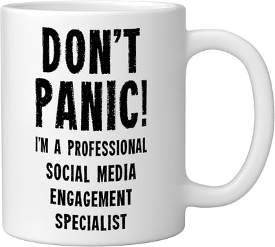 Taza Cerámica Especialista Redes Sociales Blanca