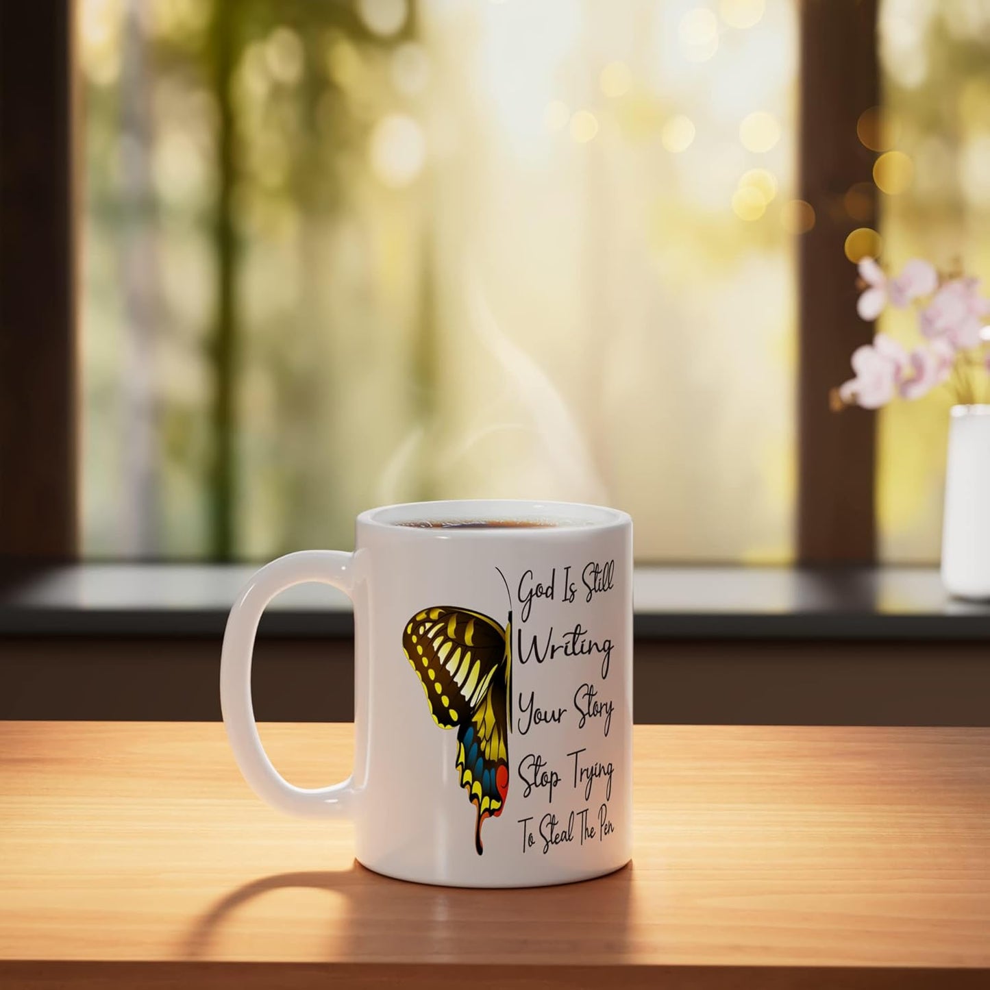Taza Cerámica Blanca Is Still Writing Your Story