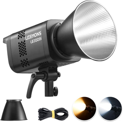 Luz LED bicolor 220W estudio con control DMX Bowens