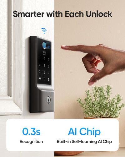 Cerrojo inteligente C220 con huella, Wi-Fi y control por app