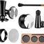 Set 7 pcs tamper espresso con molino café ajustable