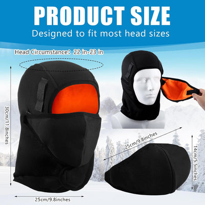 Set 2 forros invierno casco máscara algodón