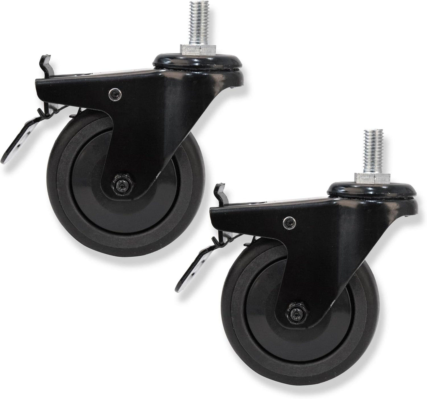 2 Ruedas 74064 Pit Boss 3pulg Giratorias Bloqueo
