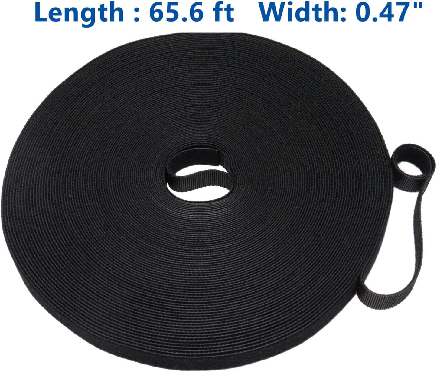 Cinta reutilizable para plantas trepadoras 65.6ft negro