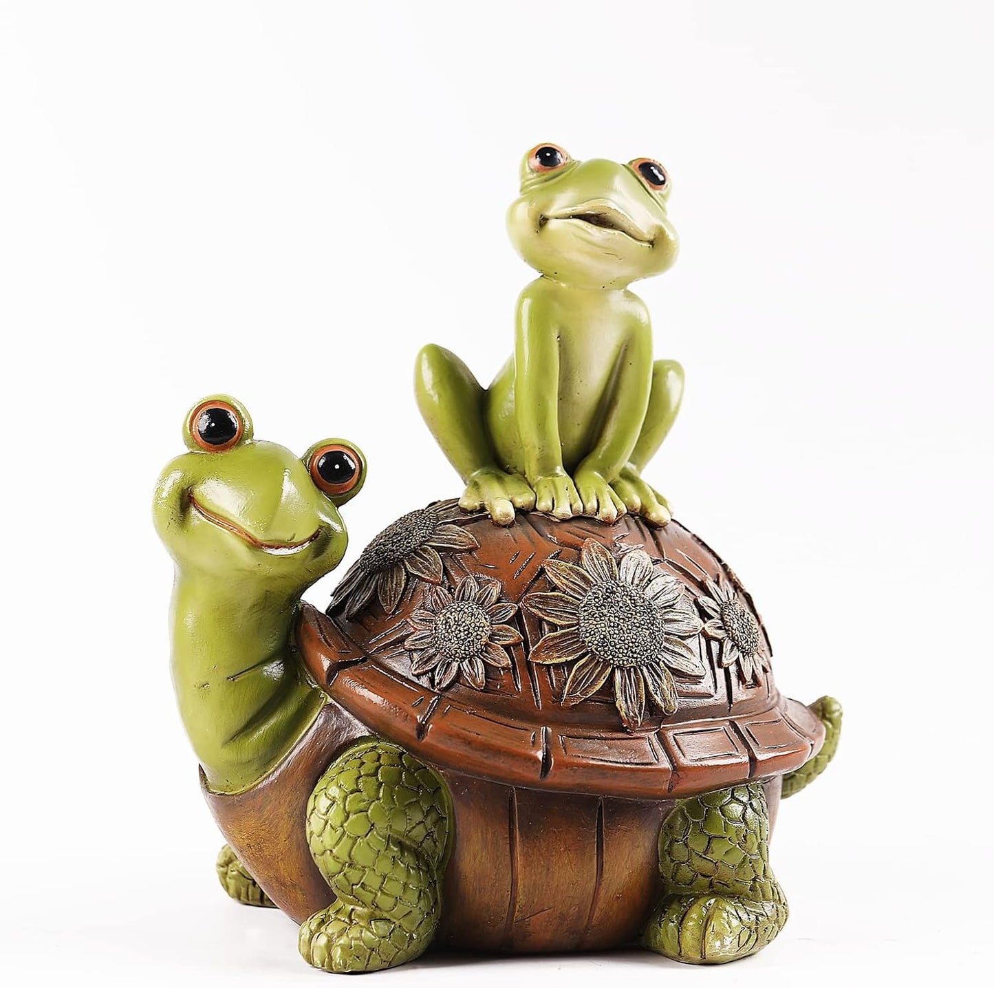Estatuas ranas jardín resina impermeable decoración exterior
