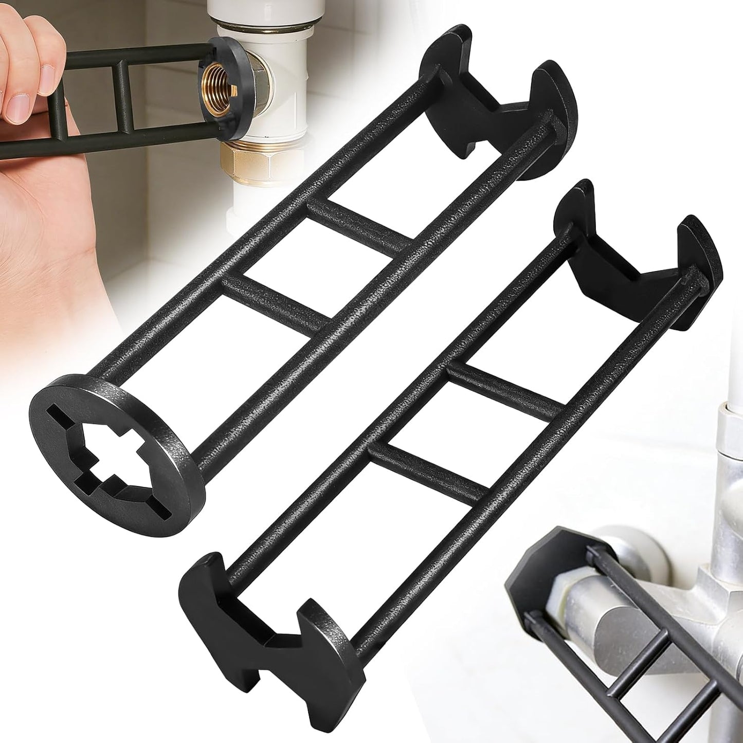 Llave fregadero multifuncional 2 pzas hexagonal cocina baño