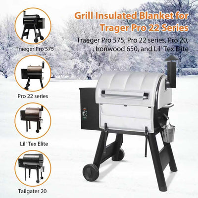 Manta aislamiento parrilla Traeger Pro 575 Ironwood 650