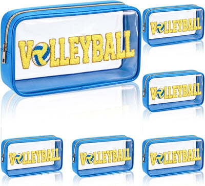6 Bolsas PVC Transparentes para Regalos Voleibol