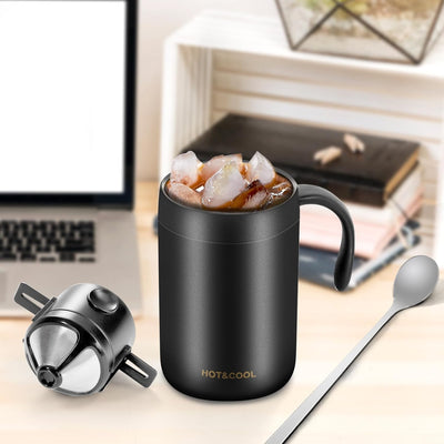 Cafetera portátil 16oz para camping y viajes
