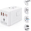 Adaptador corriente internacional GaN 25W con 4 puertos USB