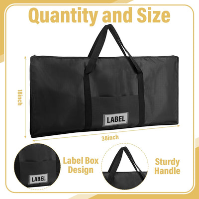 Bolsa de plancha extra grande de 38 x 18 x 2 pulgadas tela Oxford impermeable con correa