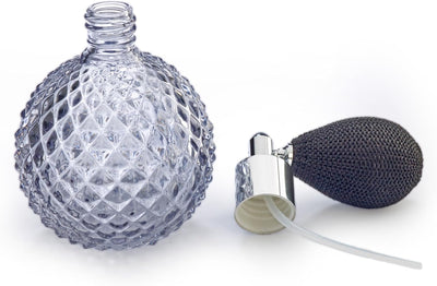 Atomizador vidrio licores con tapa acero inox gris 100ml