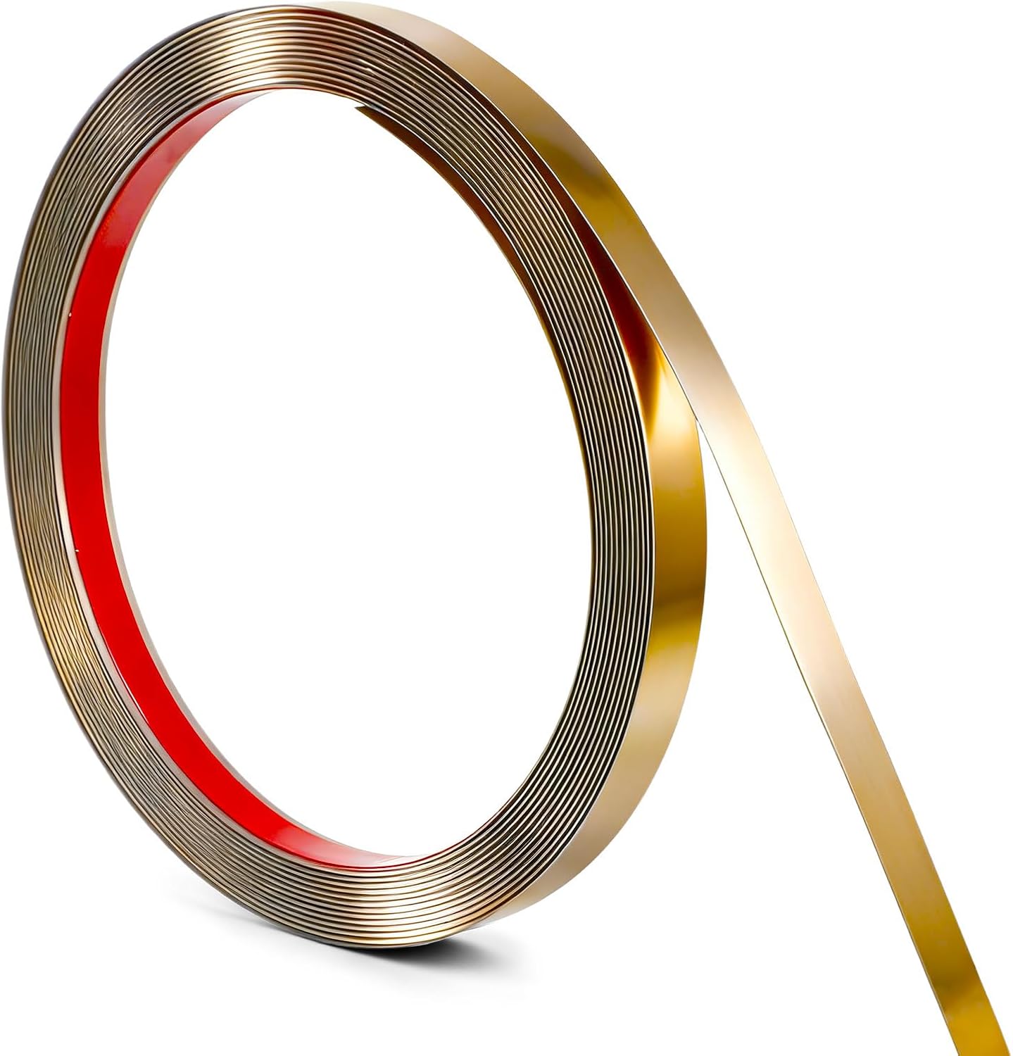 Moldura oro cepillado autoadhesiva para techo pared y muebles