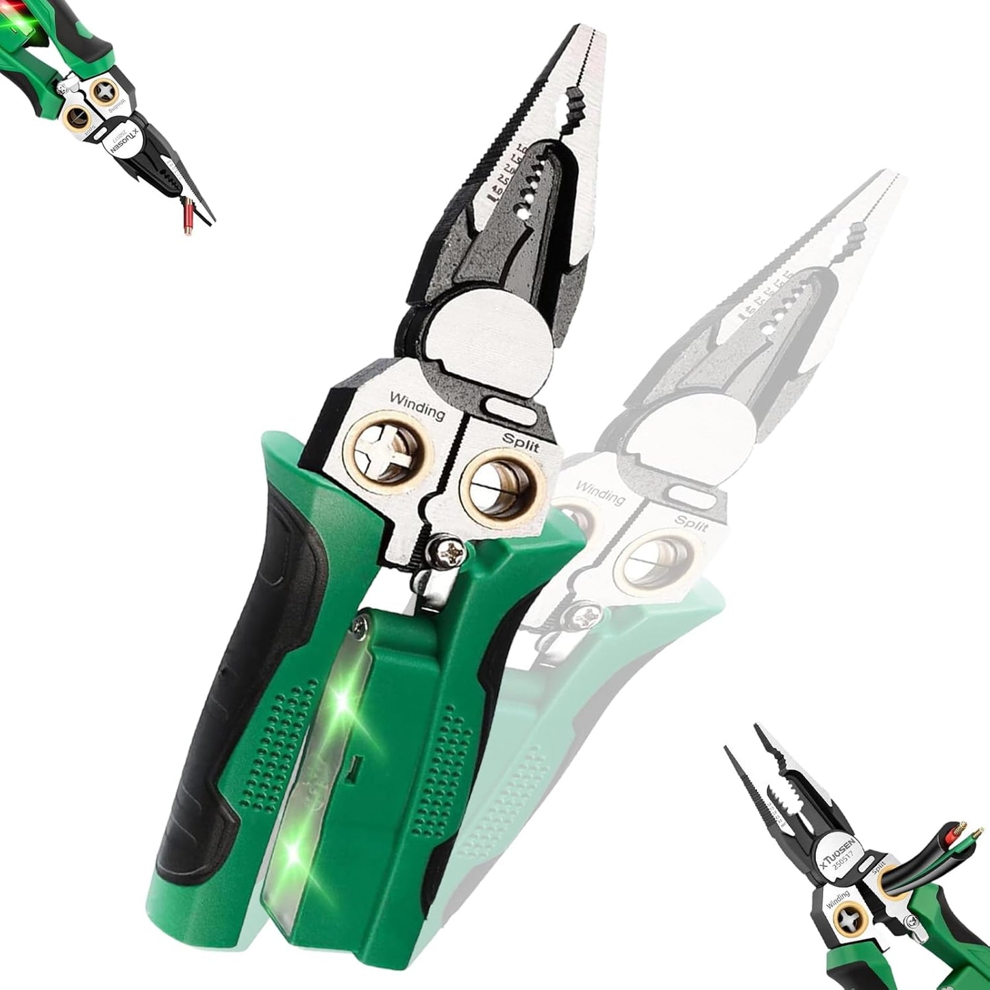 Pelacables 8en1 con probador voltaje 12-250V