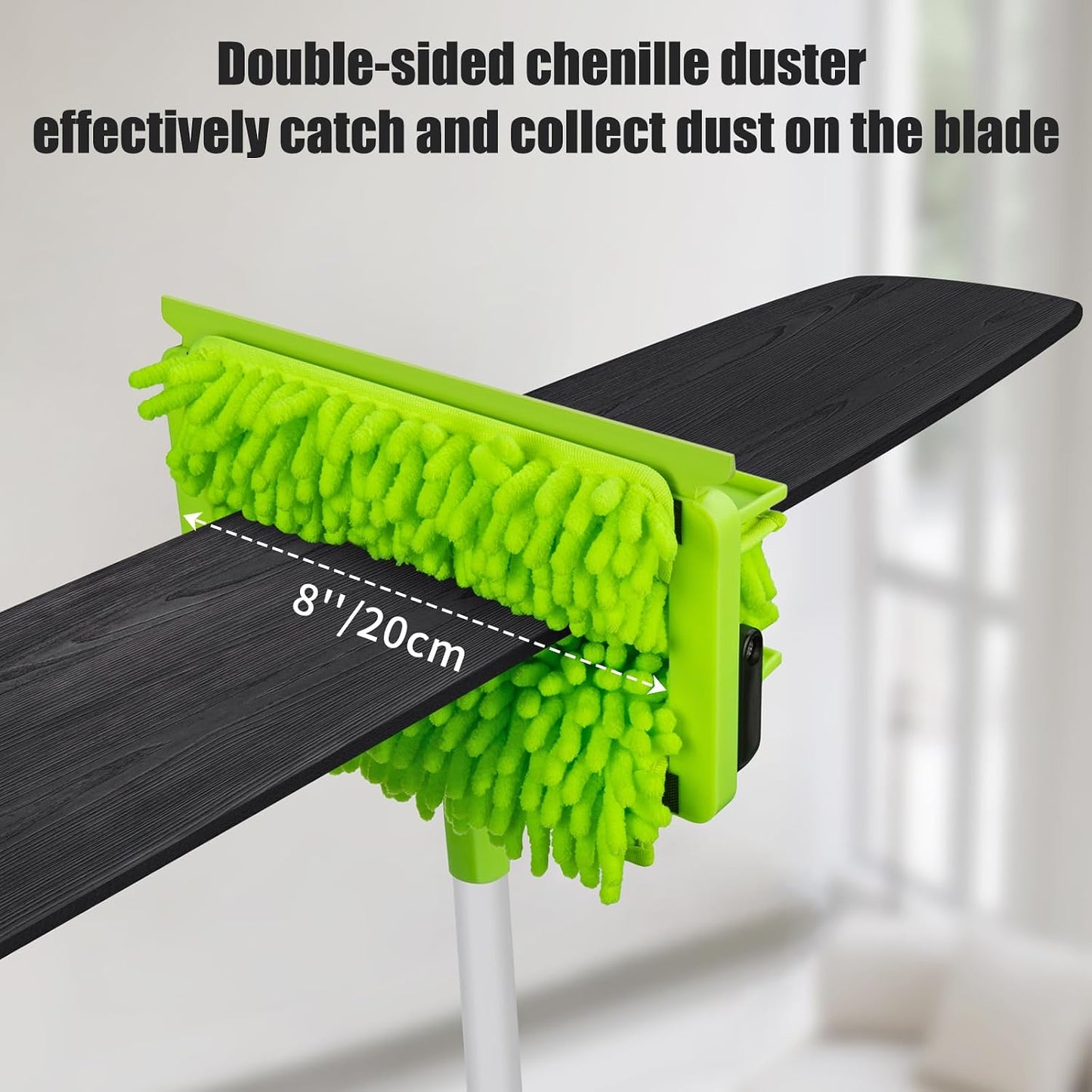 Limpiador ventilador techo poste 75pulg flexible reutilizable