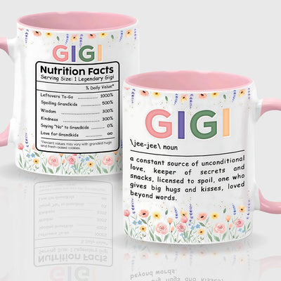 Taza de café Gigi regalo día de la madre para abuela