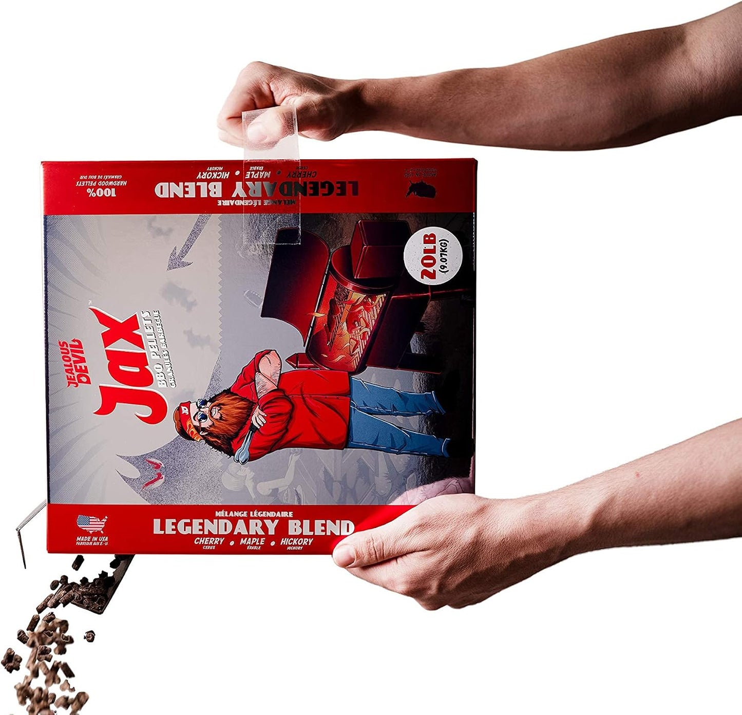 Pellets barbacoa Jax 20lb caja