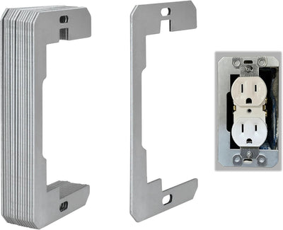 Espaciadores para tomas de corriente y placas de pared