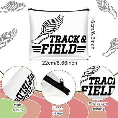 18 Bolsas Maquillaje Campo Traviesa Con Cremallera XC Blanco