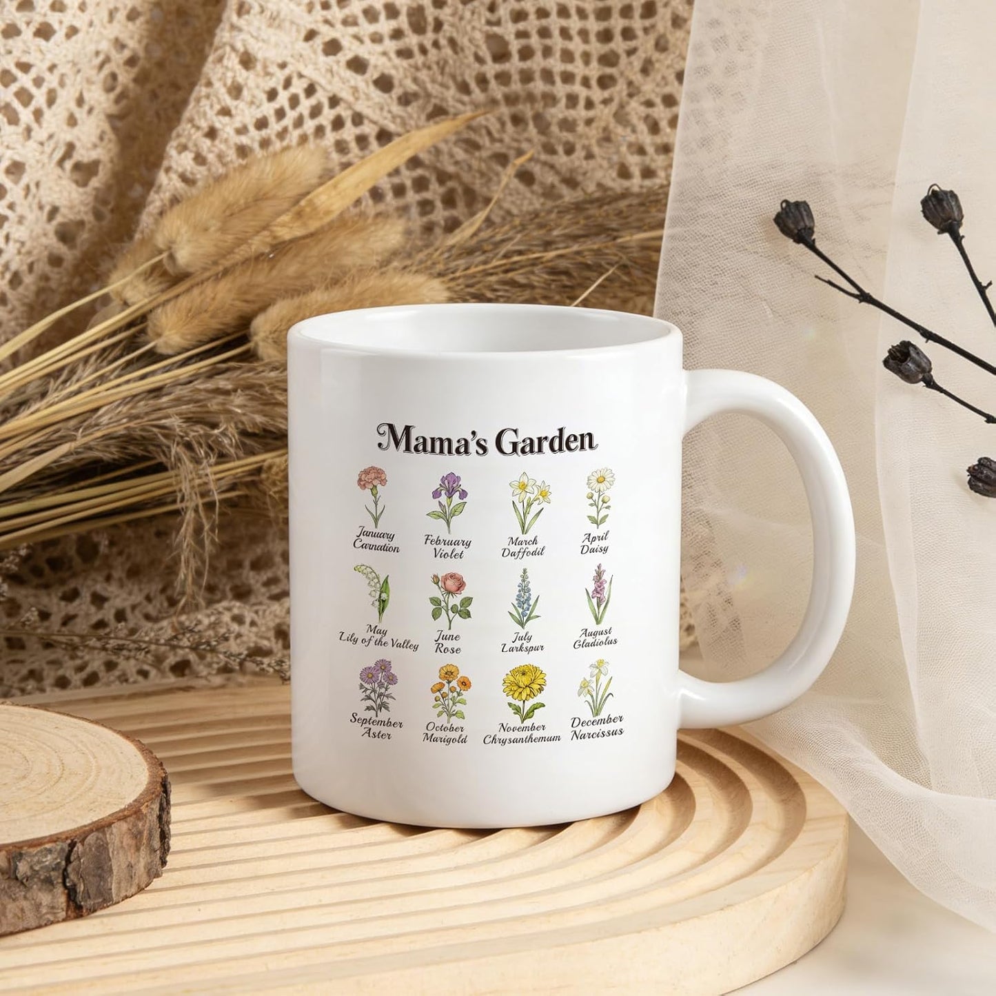 Taza de café grande de cerámica para mamá regalo día de la madre