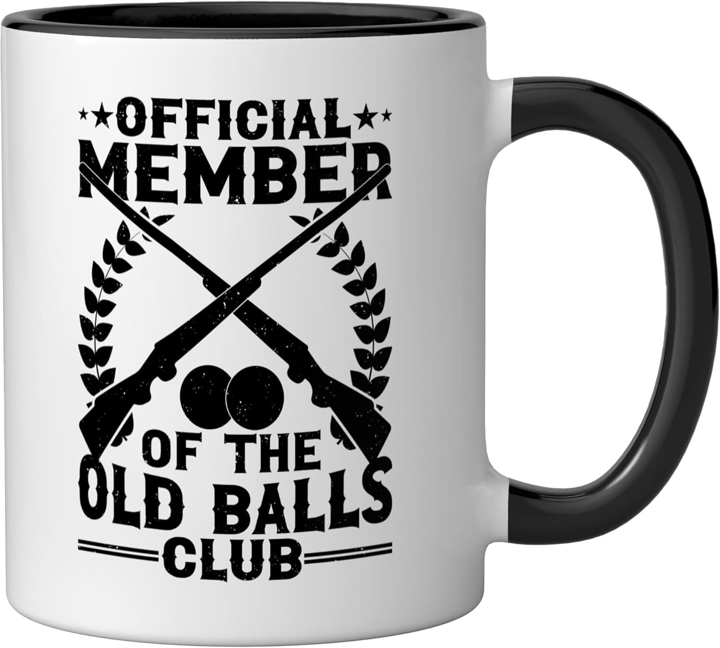 Taza cerámica para muzzleloader negra/blanca