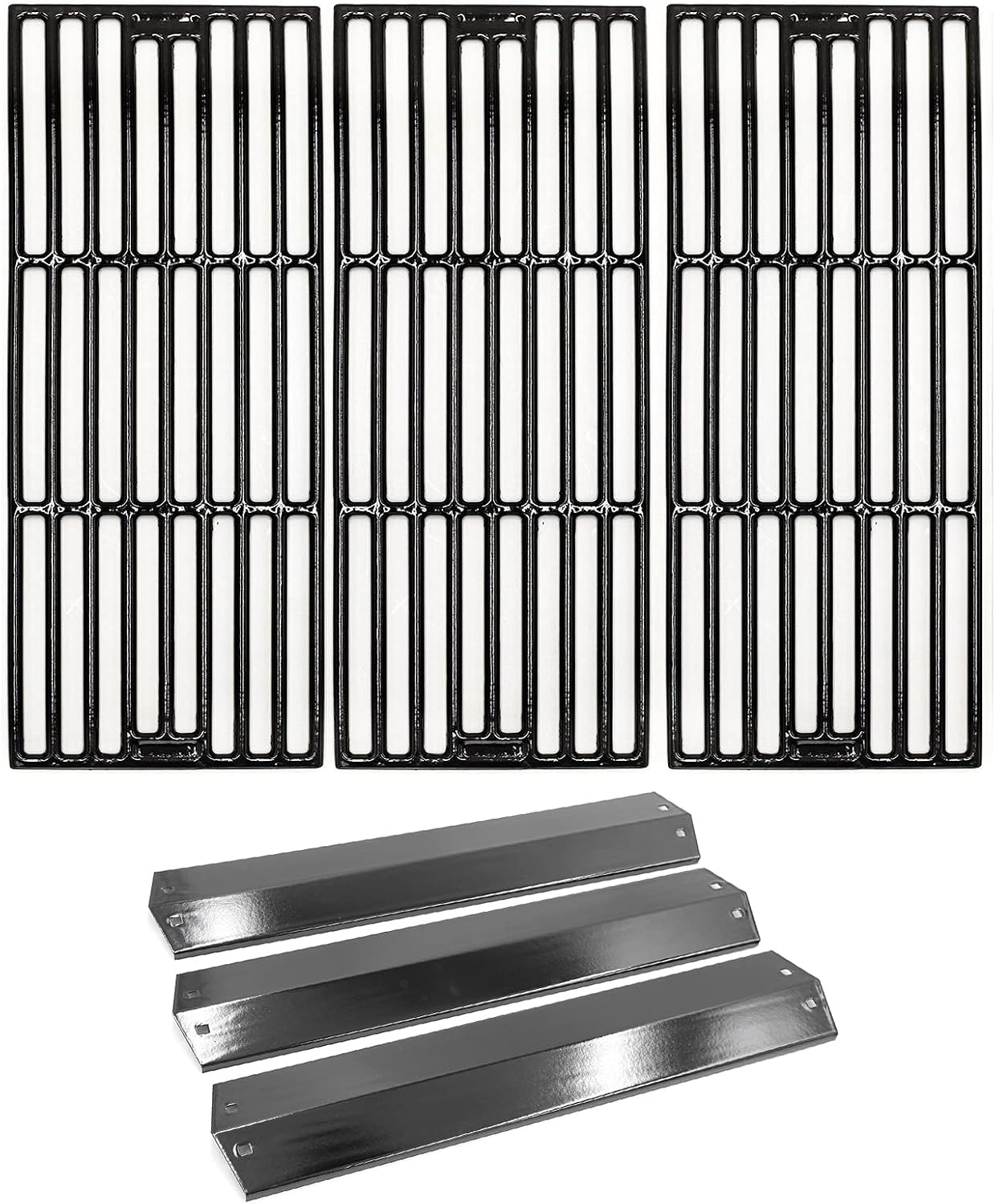 Piezas parrilla acero hierro fundido placa porcelana