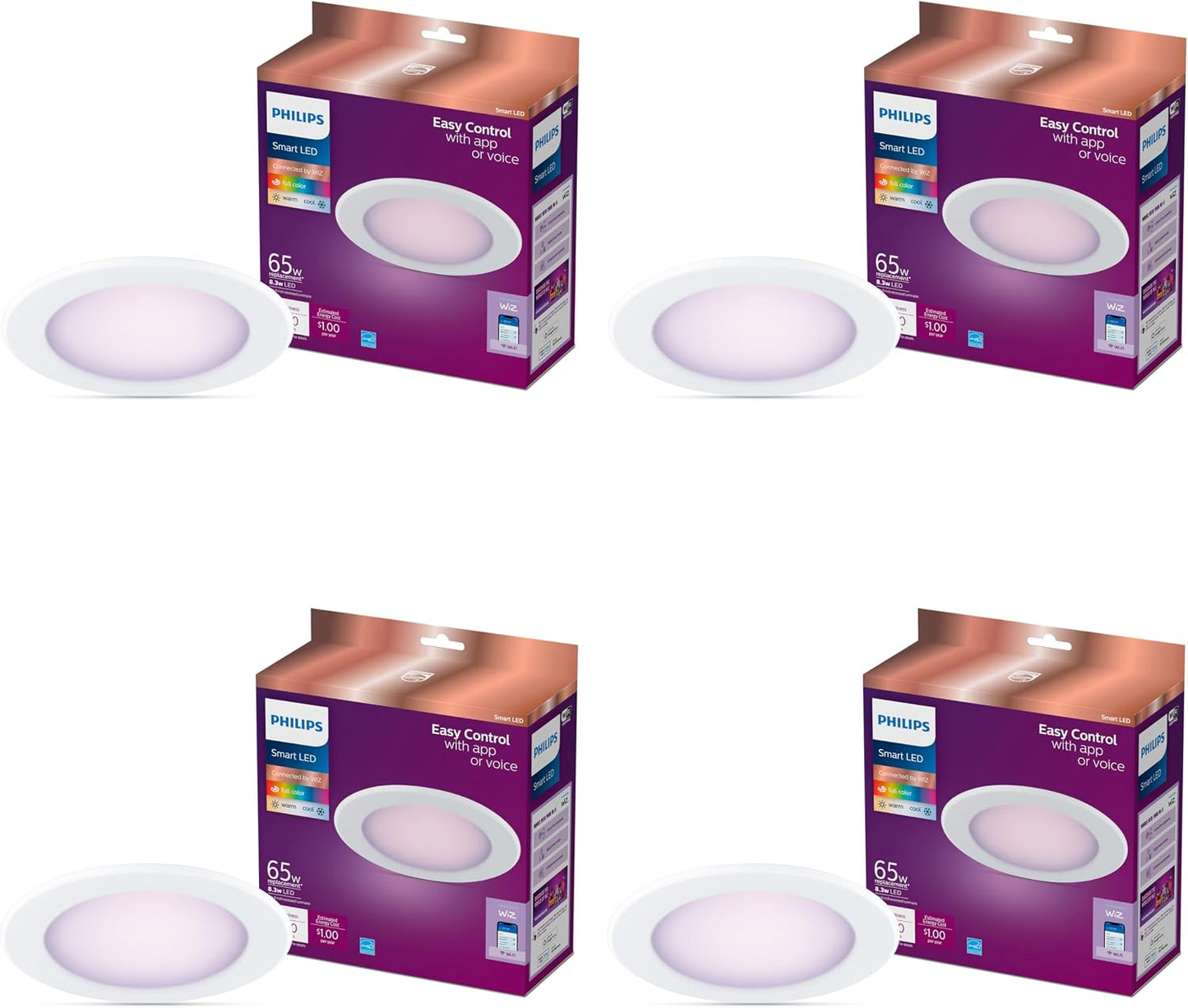 Foco empotrable LED 5-6pulg 750lm control voz y app Wi-Fi