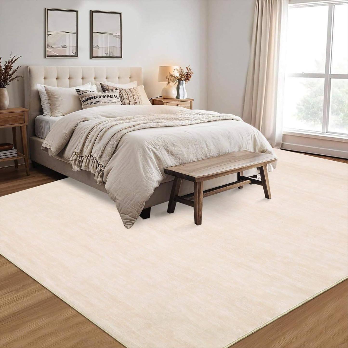 Alfombras 5x7ft para sala dormitorio oficina resistente manchas