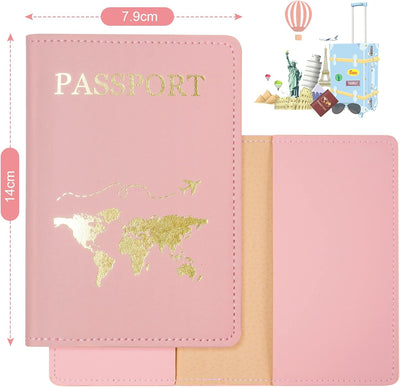 Fundas pasaporte etiquetas equipaje cuero para parejas