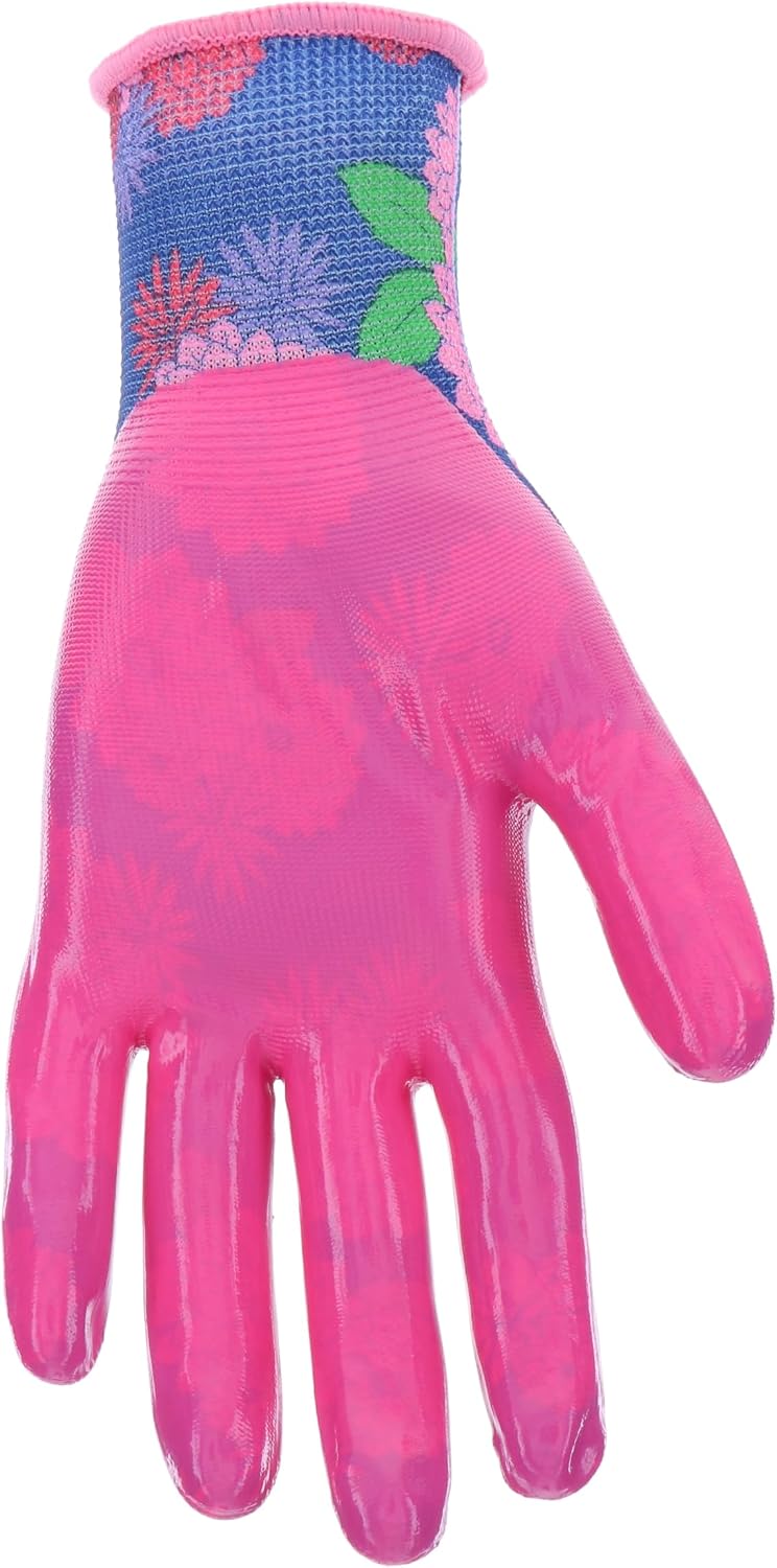 Guantes jardinería mujer revestimiento nitrilo