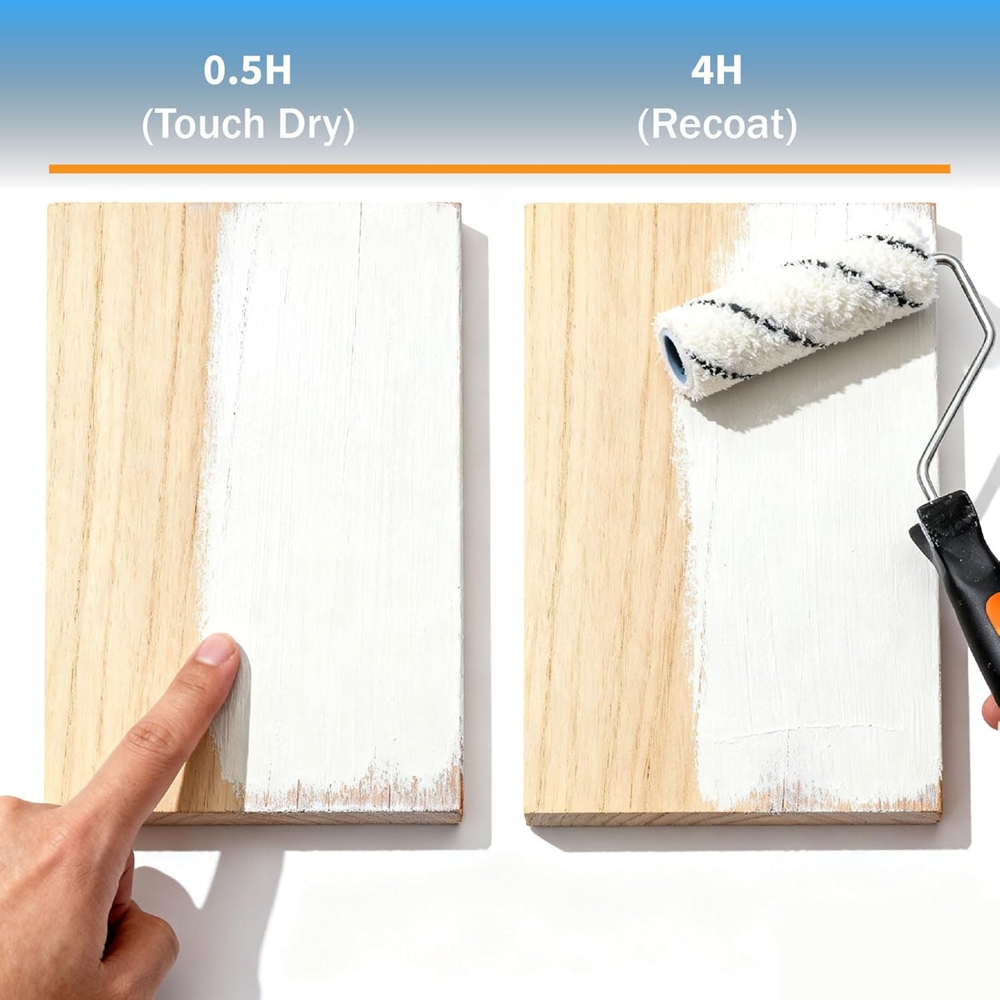 Pintura madera muebles base agua no tóxica sin lijar