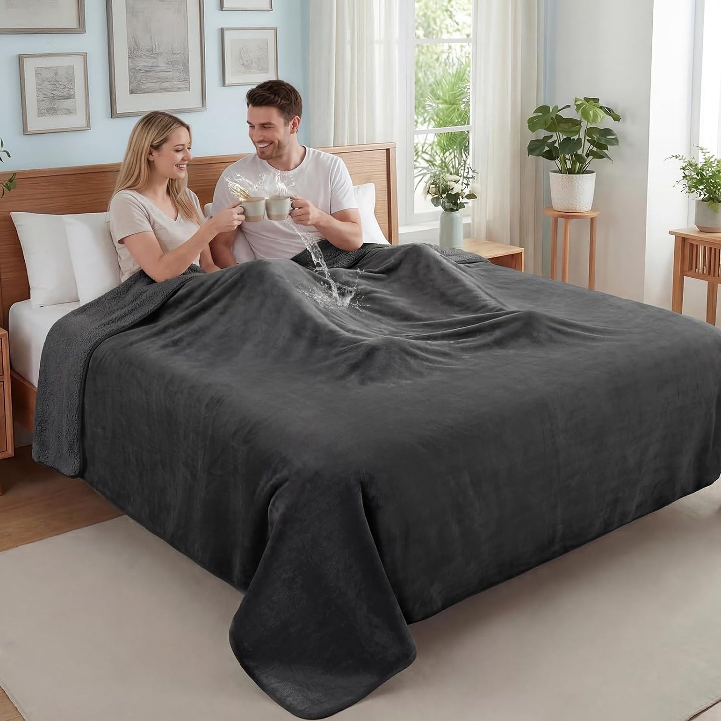 Manta impermeable reversible sherpa 60x80pulg