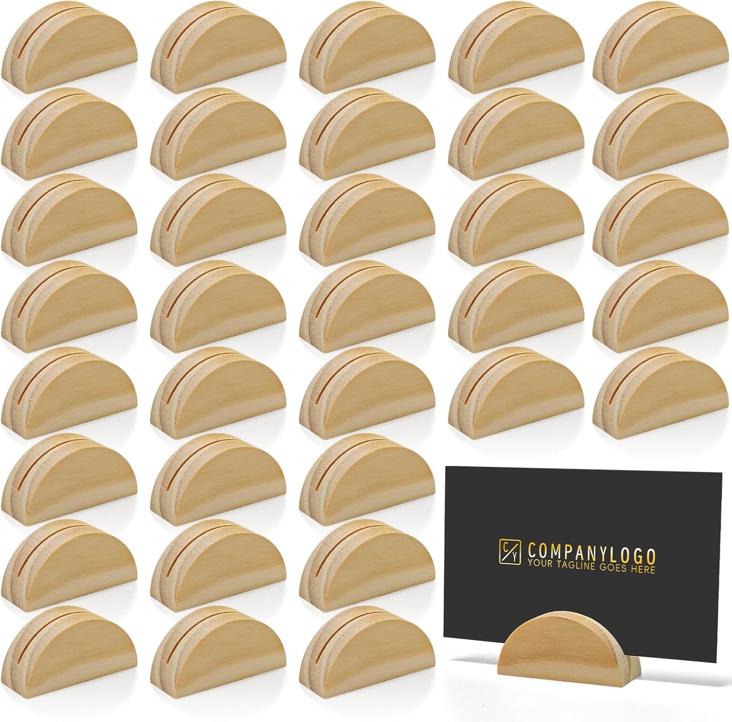 Soportes de madera para números de mesa de boda y eventos