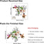 Adhesivos para inodoro decorativos flores mariposas