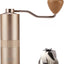 Molinillo café manual acero inox CNC ajustable para viaje