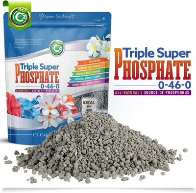 Fertilizante triple súper fosfato 0-46-0 para plantas y jardines