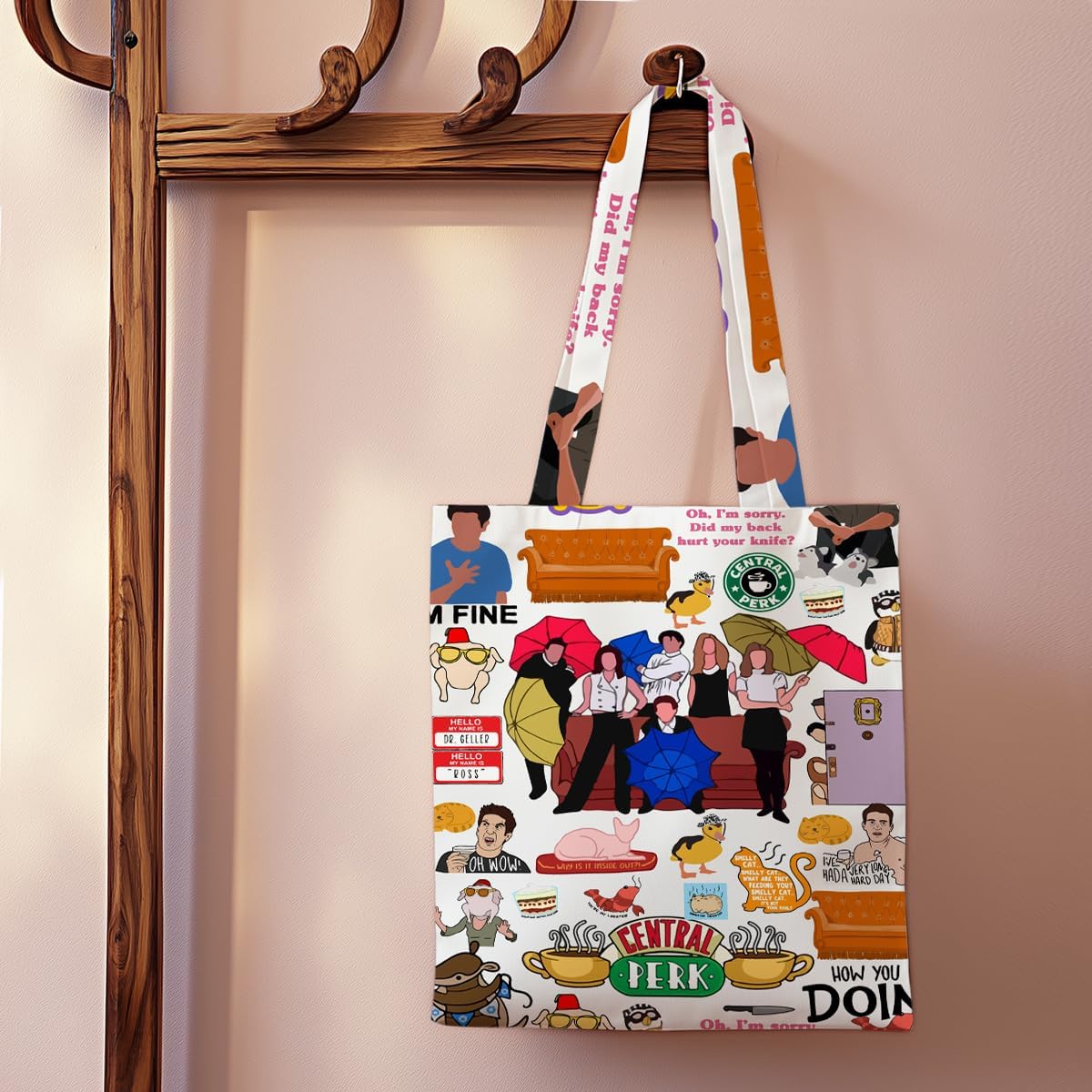 Bolsa de mano reutilizable regalo mujer cumpleaños navidad