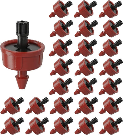 Goteros compensadores 1 GPH pack 25 emisores riego por goteo