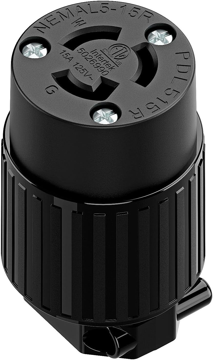 Conector NEMA L5-15R 15A 125V bloqueo industrial