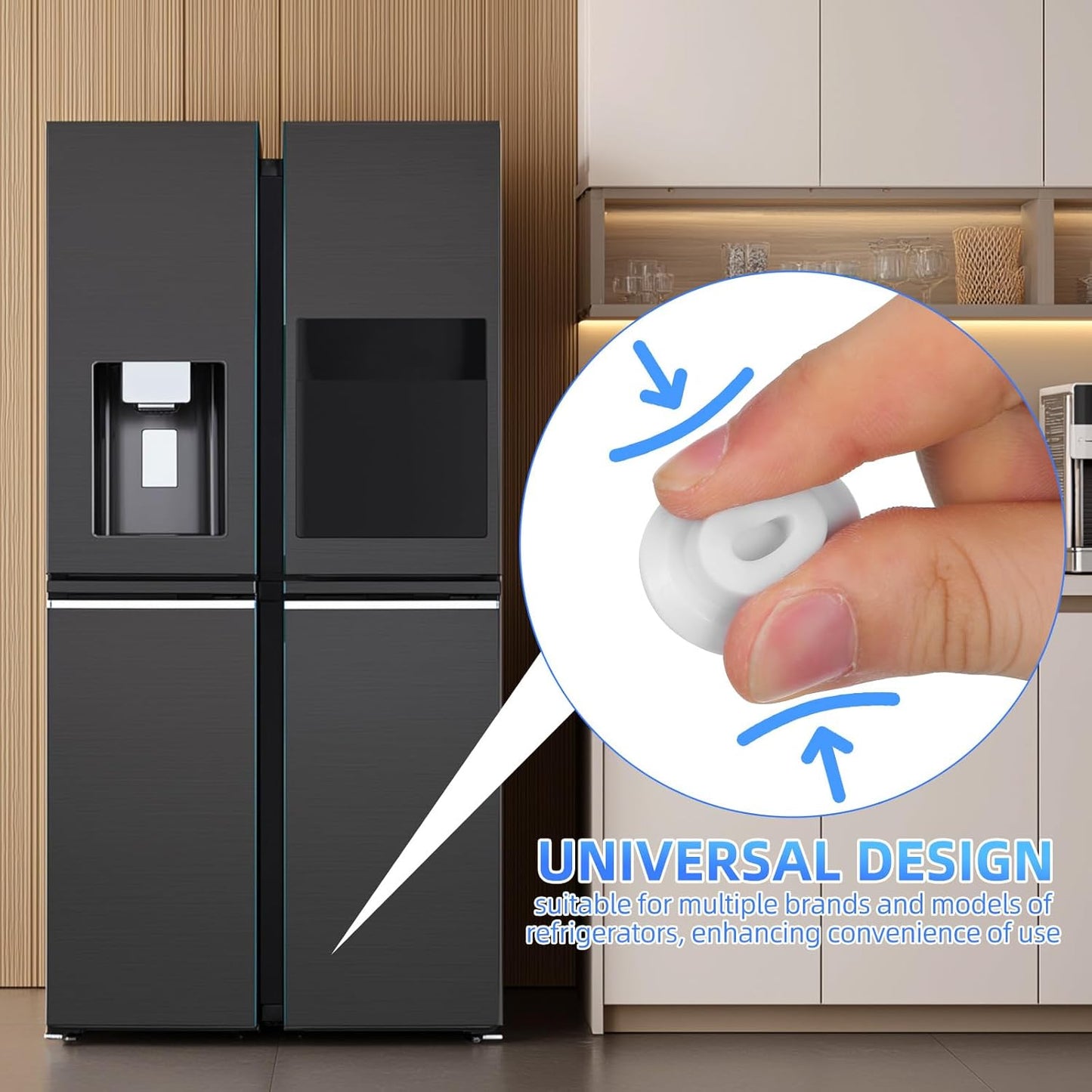 Tapones drenaje congelador goma universal para refrigerador