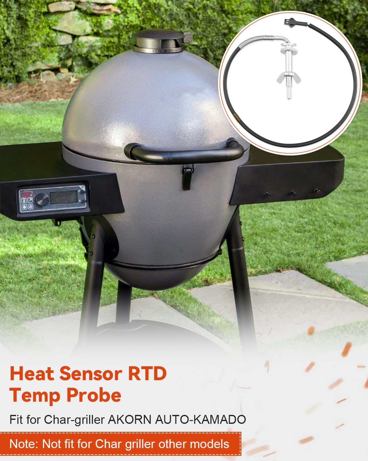 Sensor calor resorte E6480 sonda RTD para Auto-Kamado 2uds