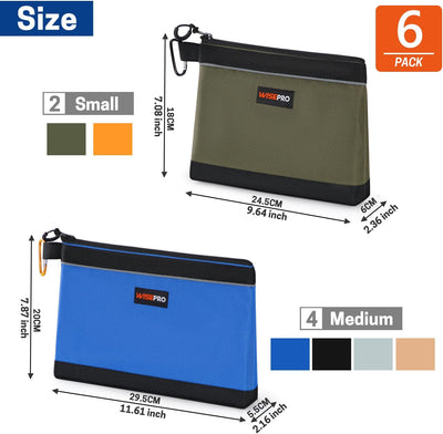 Bolsas herramientas con cremallera organizador multiusos