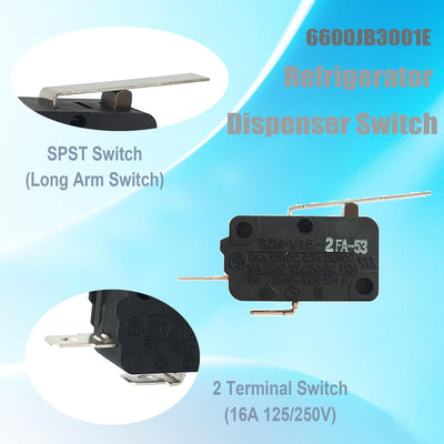 Interruptor dispensador frigorífico LG paquete 3