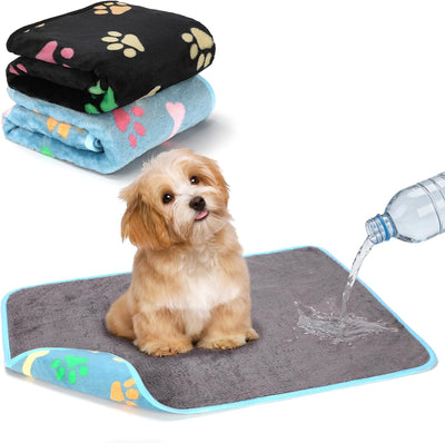 2 Pzas Manta Impermeable para Perros Reversible Felpa Suave