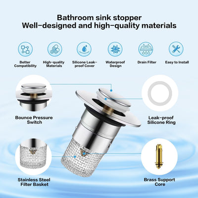 Colador drenaje baño desplegable acero inox extraible