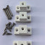 Separador cajón plástico deslizante 1pulg blanca set 4