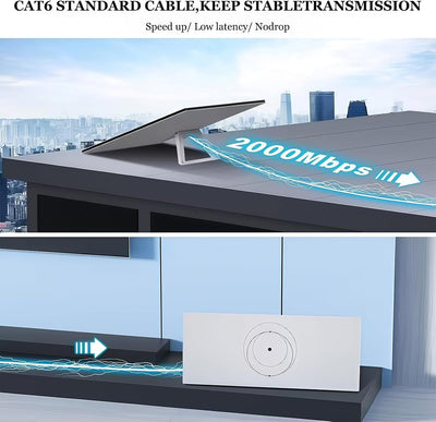 Cable Ethernet Starlink Gen 3 impermeable 75pies