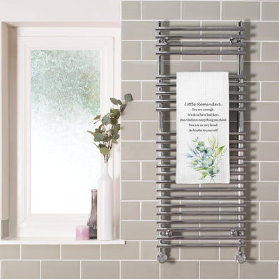 Toalla cocina decorativa con afirmaciones positivas